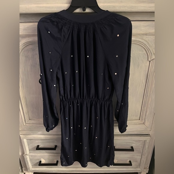 Lilly Pulitzer Navy Silk Turner Mirror‎ Dress - Picture 6 of 8